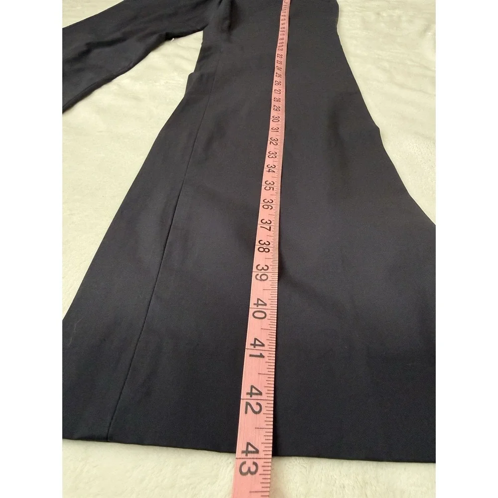 Tory‎ Burch Womens Navy Blue Dress Pants Size 10 Bootcut Career Work Trousers